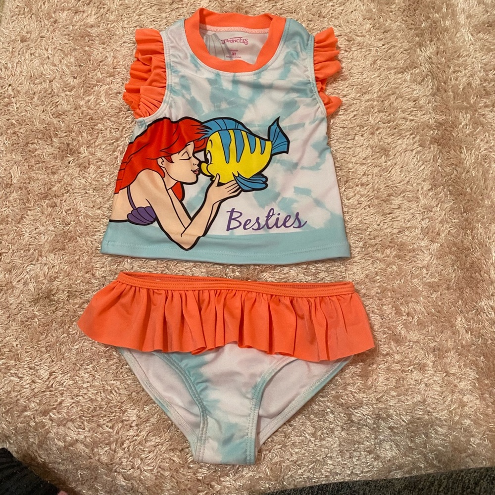 Girls size 3T Little Mermaid Swimsuit